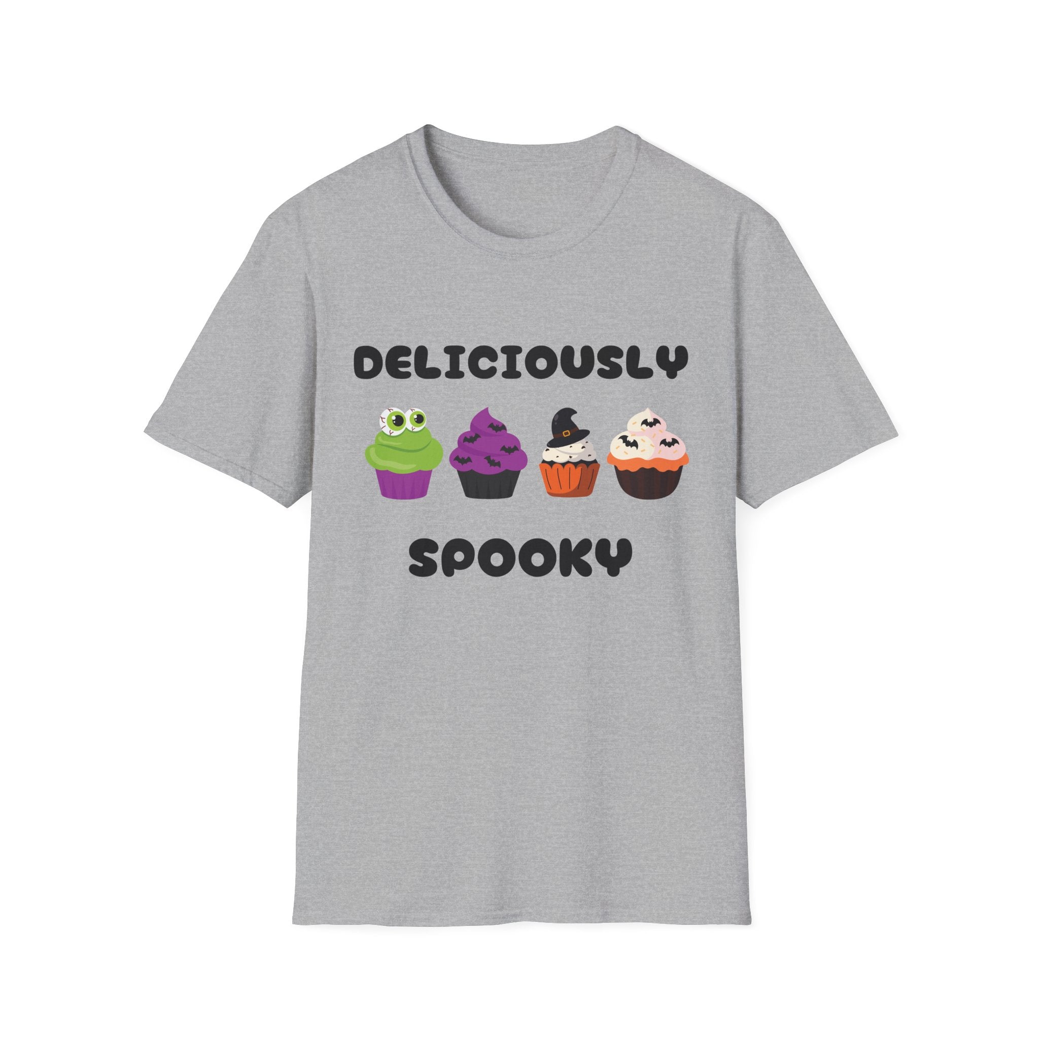 Halloween Cupcake T-Shirt, Cute Spooky Shirt, Fall Fashion Tee, Unisex Graphic Tee, Halloween Gifts for Her