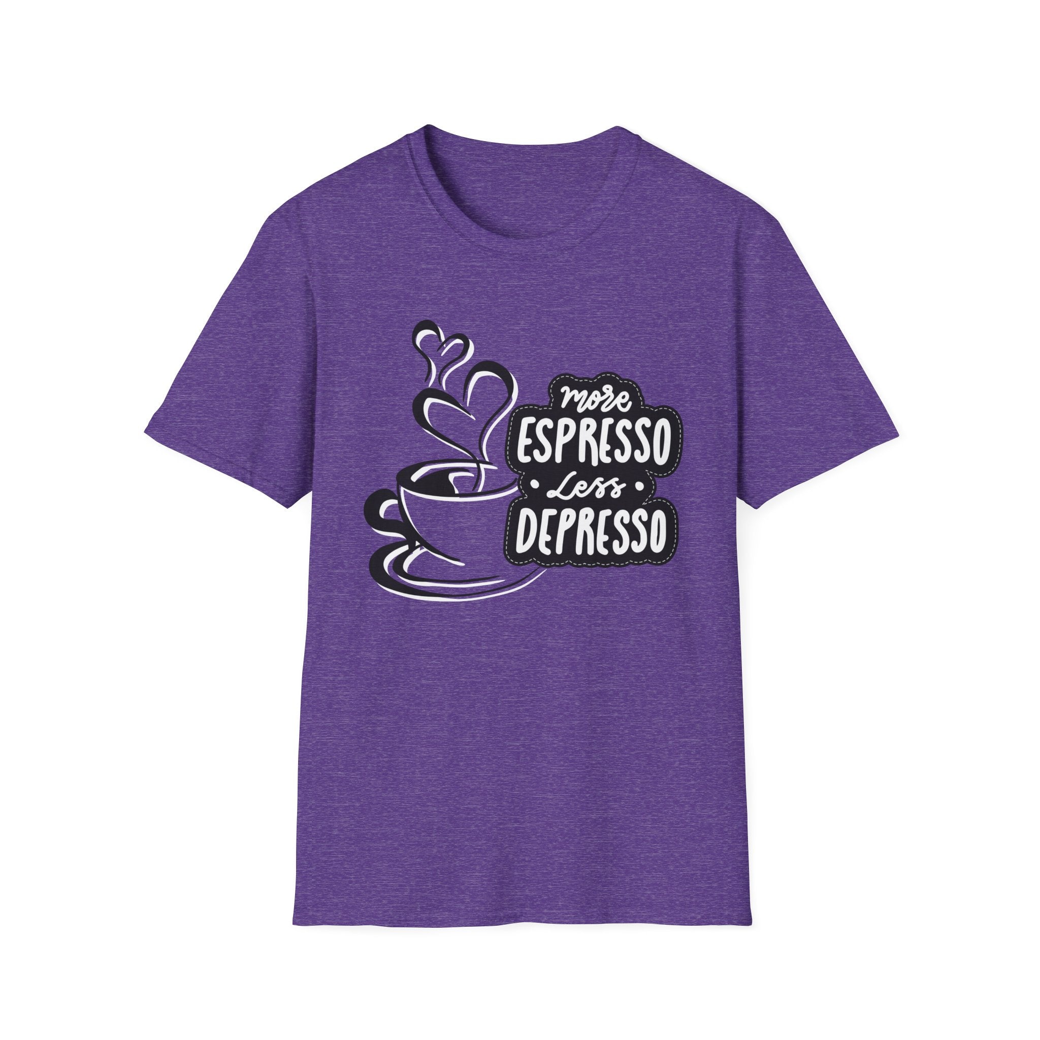 Coffee Lover's Softstyle T-Shirt, Unisex Funny Tee, Espresso Vibes Gift, Casual Wear, Great for Birthdays & Coffee Events