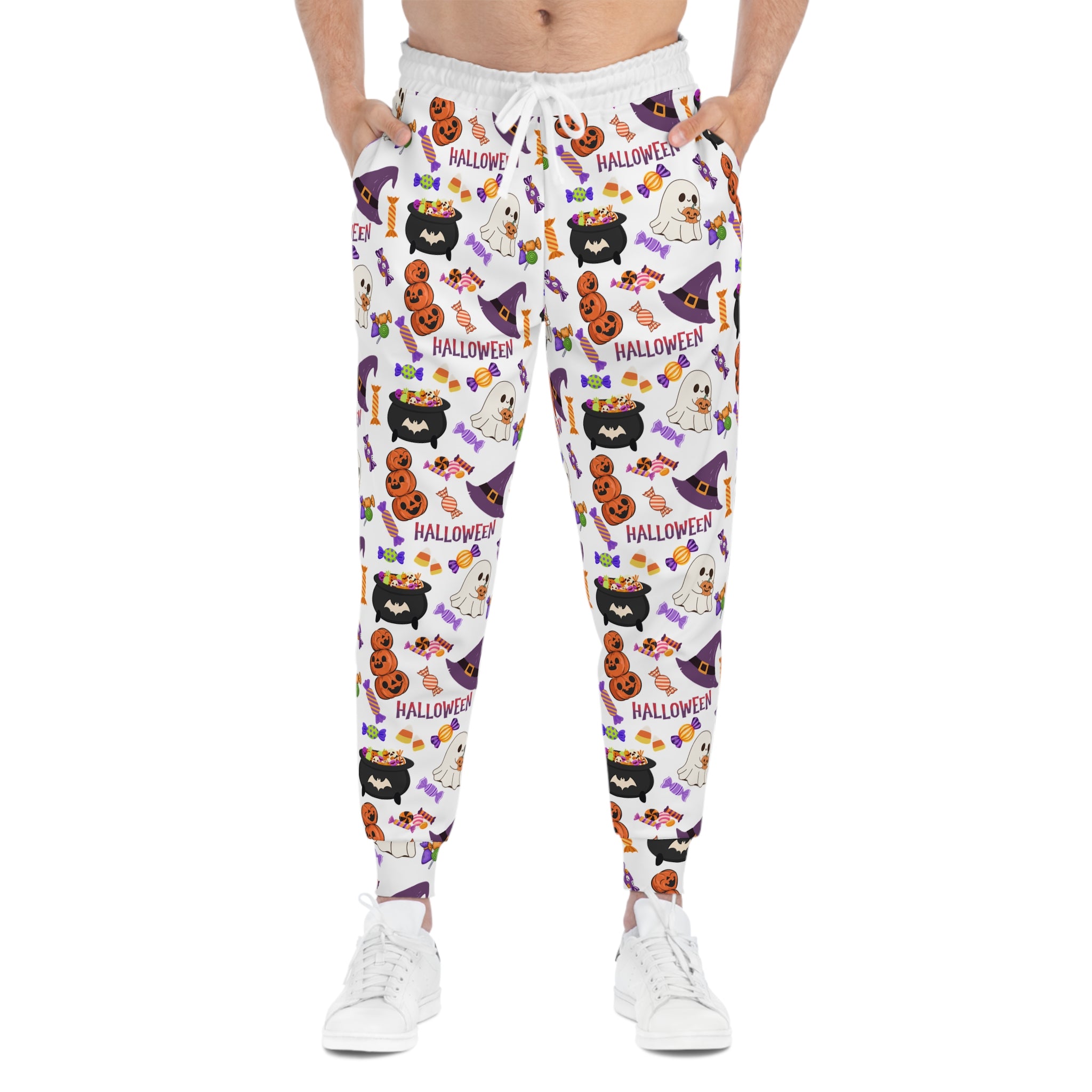 Halloween Athletic Joggers, Spooky Joggers, Fall Fashion, Halloween Costume Essentials, Cozy Joggers, Trick or Treat Gear