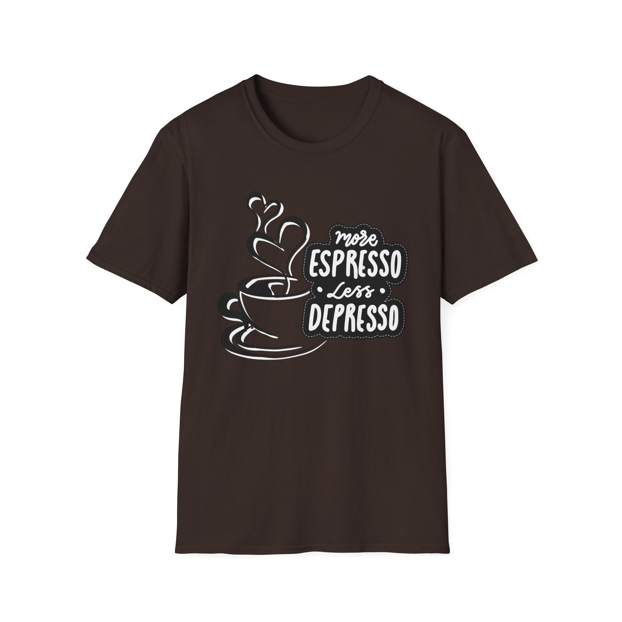 Coffee Lover's Softstyle T-Shirt, Unisex Funny Tee, Espresso Vibes Gift, Casual Wear, Great for Birthdays & Coffee Events
