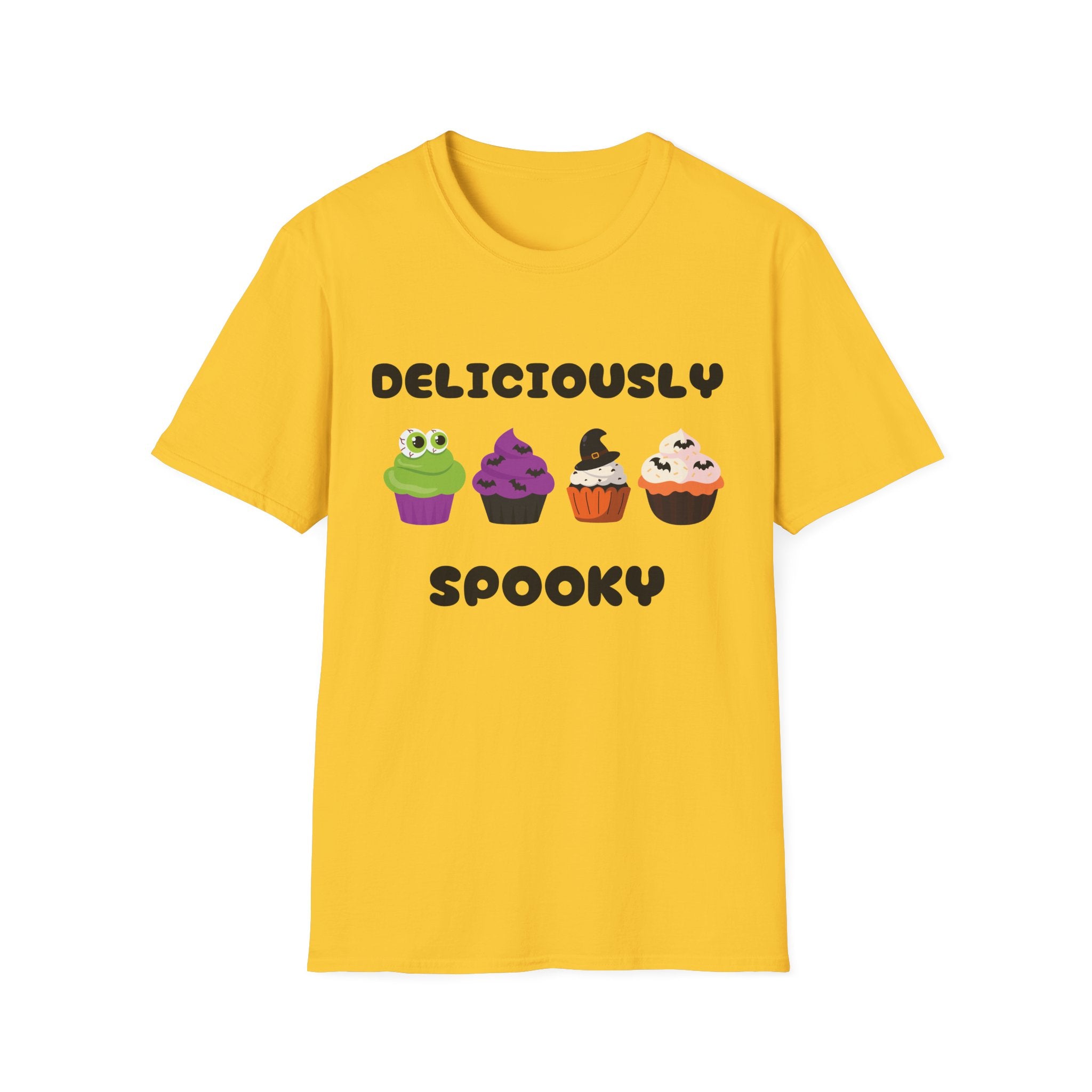 Halloween Cupcake T-Shirt, Cute Spooky Shirt, Fall Fashion Tee, Unisex Graphic Tee, Halloween Gifts for Her