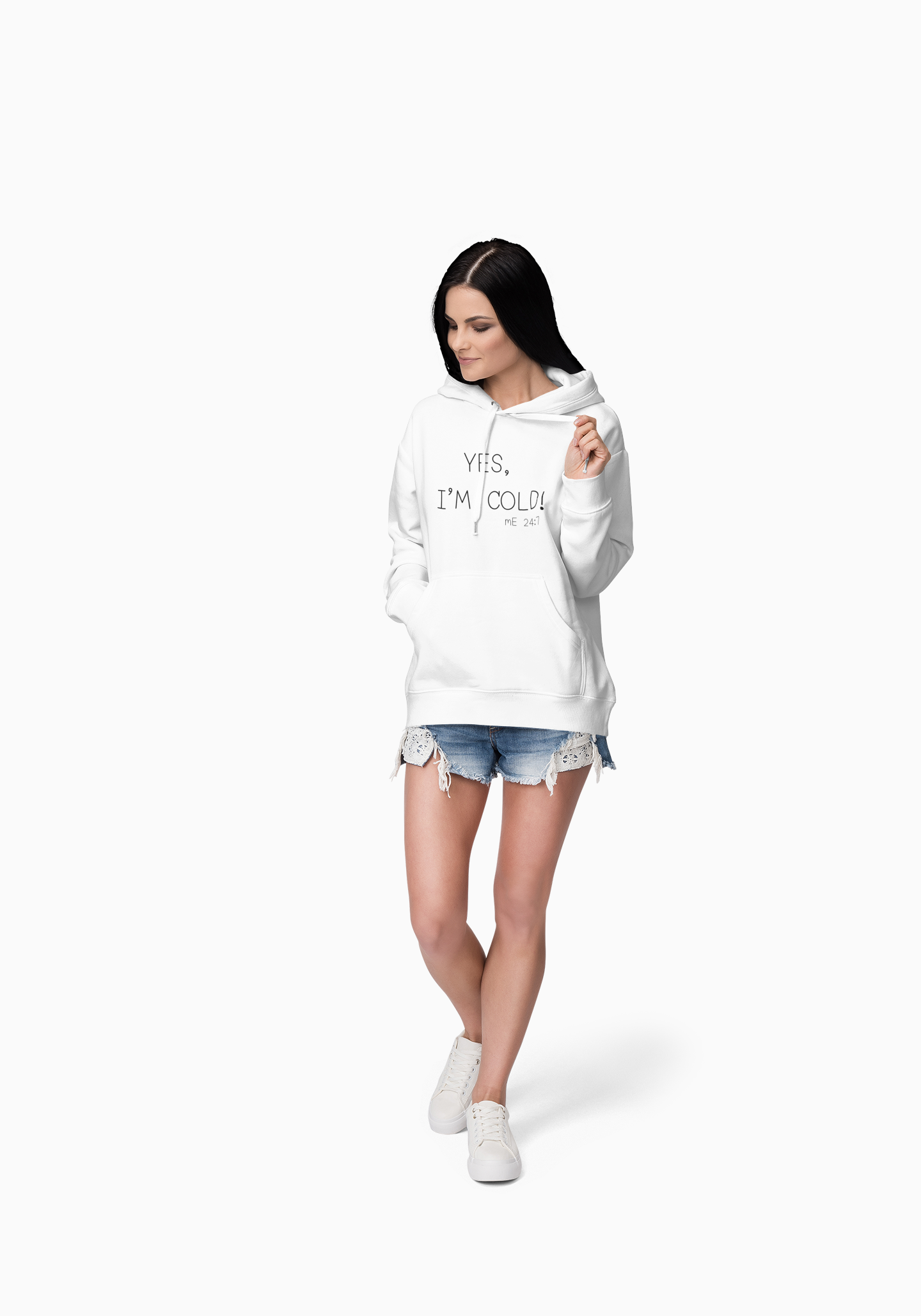 Cozy Winter Sweatshirt: Yes, I'm Cold! Unisex Hoodie, Funny Gift, Winterwear, Casual Comfort, Everyday Style