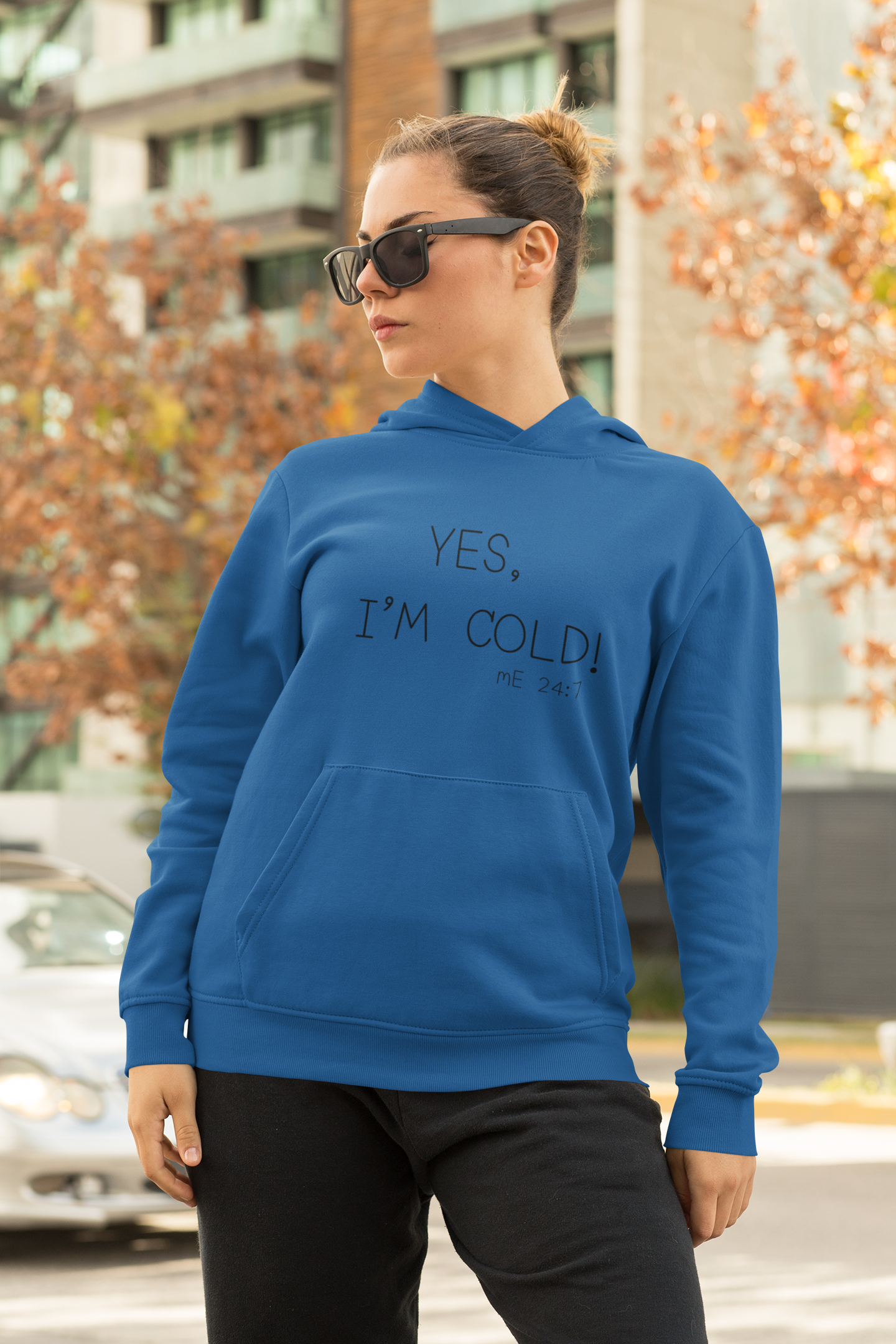 Cozy Winter Sweatshirt: Yes, I'm Cold! Unisex Hoodie, Funny Gift, Winterwear, Casual Comfort, Everyday Style