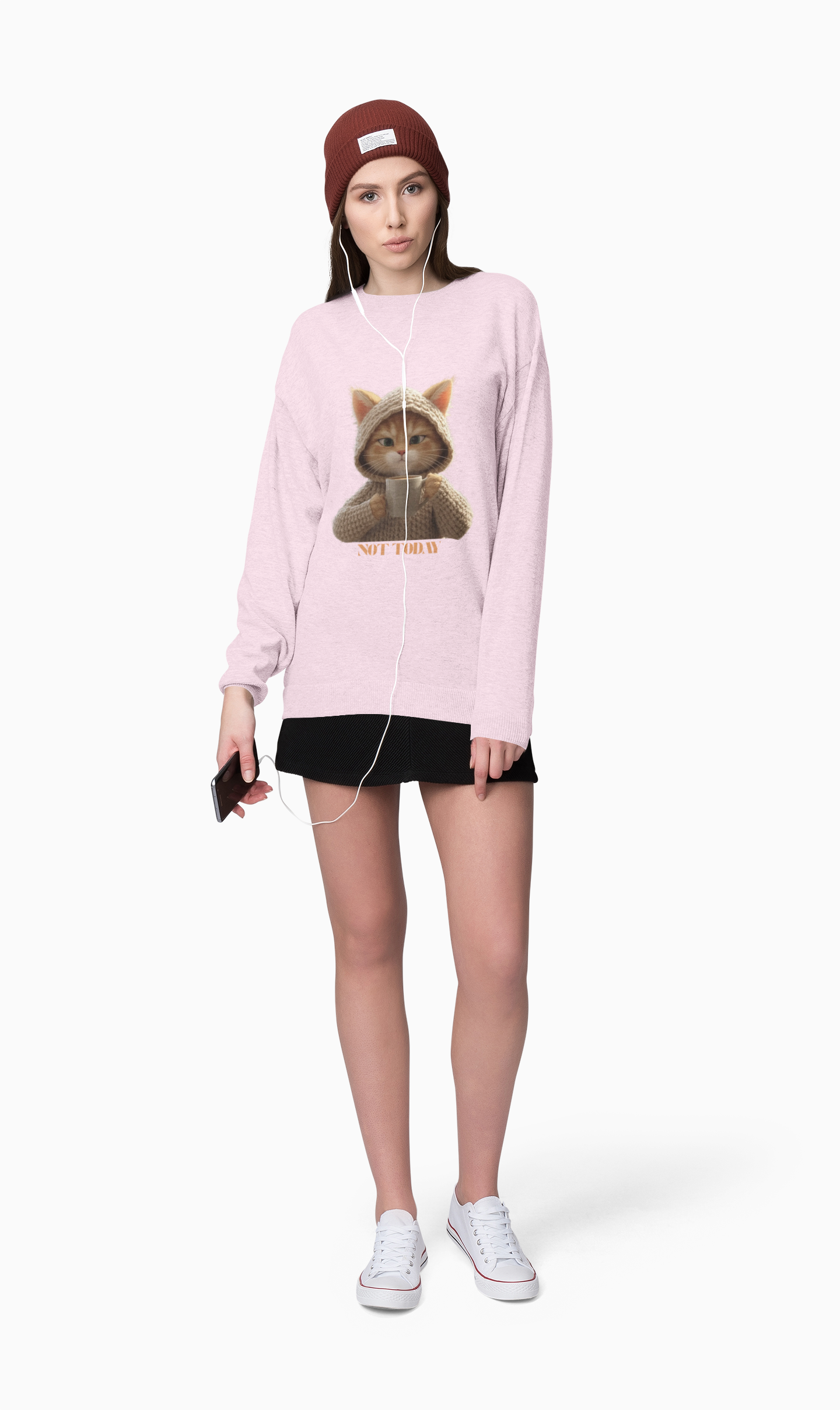 Cat Lover's Cozy Crewneck Sweatshirt, Funny Cat Sweatshirt, Unique Gift for Cat Owners, Unisex Hoodie Alternative, Cute Animal [...]