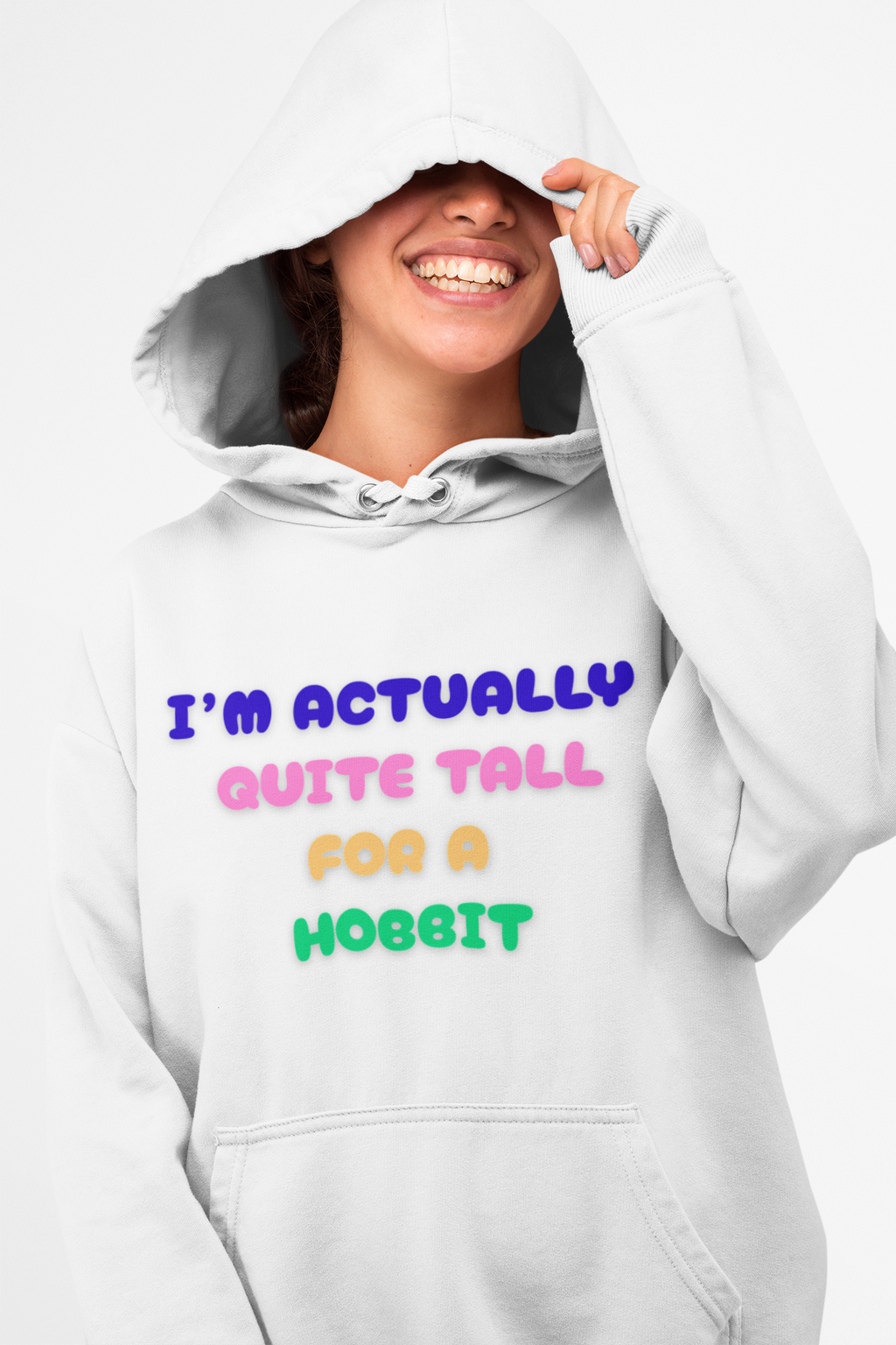 Hooded Sweatshirt: Fun Quote for Fantasy Lovers, Cozy Gift for Hobbits, Graphic Pullover for Parties, Casual Everyday Wear, Perfect [...]
