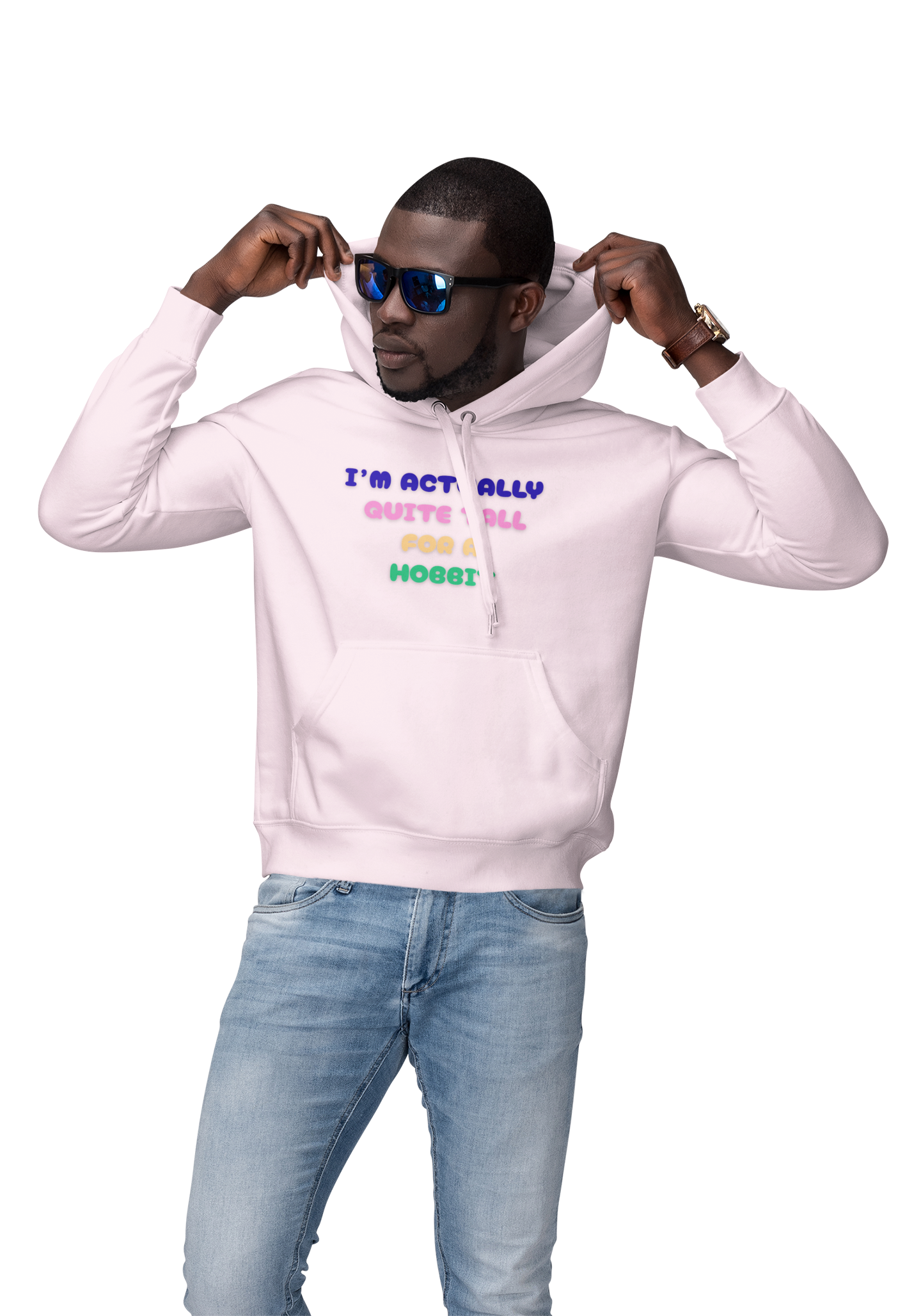 Hooded Sweatshirt: Fun Quote for Fantasy Lovers, Cozy Gift for Hobbits, Graphic Pullover for Parties, Casual Everyday Wear, Perfect [...]