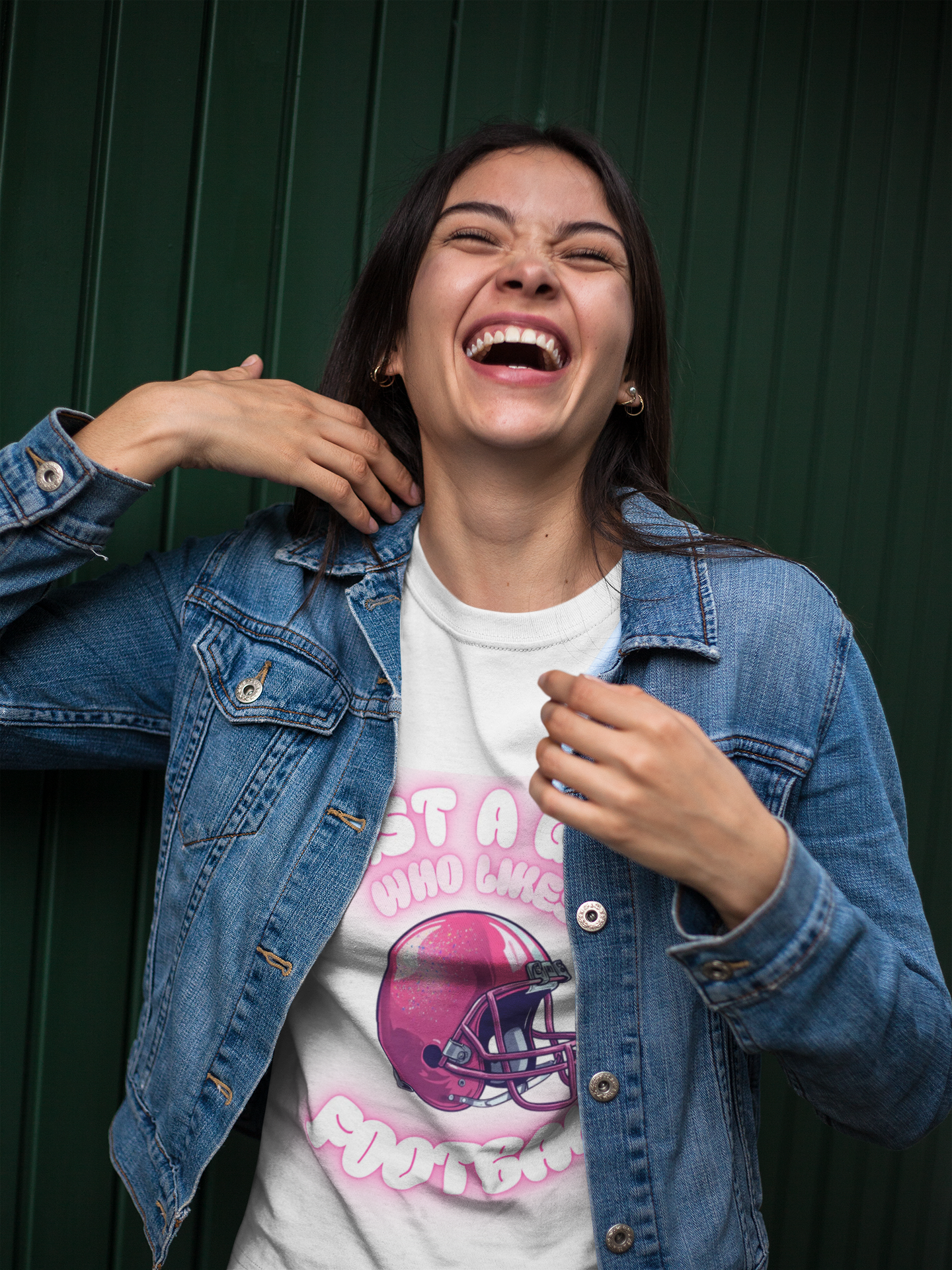 Just a Girl Who Loves Football Unisex Softstyle T-Shirt, Perfect Gift for Football Fans, Casual Wear, Game Day Outfit, Sports Lover Tee