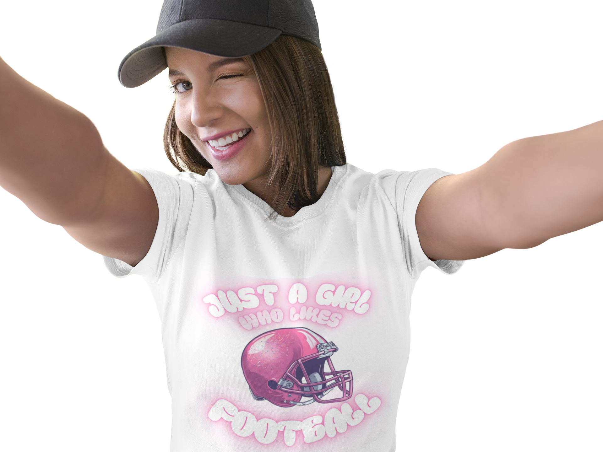 Just a Girl Who Loves Football Unisex Softstyle T-Shirt, Perfect Gift for Football Fans, Casual Wear, Game Day Outfit, Sports Lover Tee