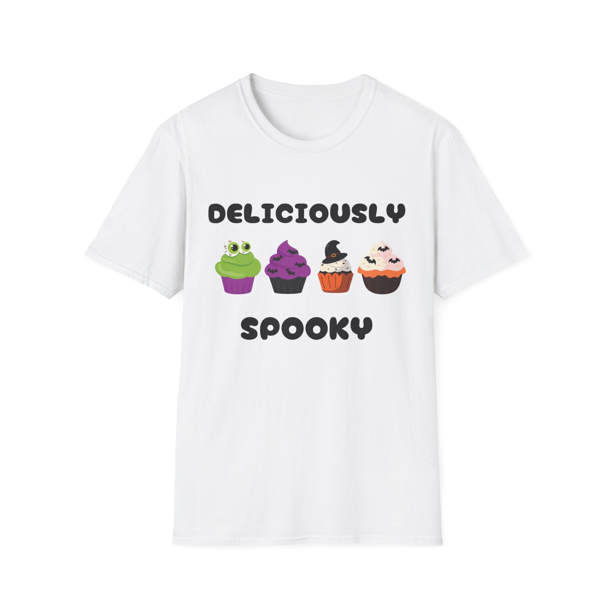 Halloween Cupcake T-Shirt, Cute Spooky Shirt, Fall Fashion Tee, Unisex Graphic Tee, Halloween Gifts for Her