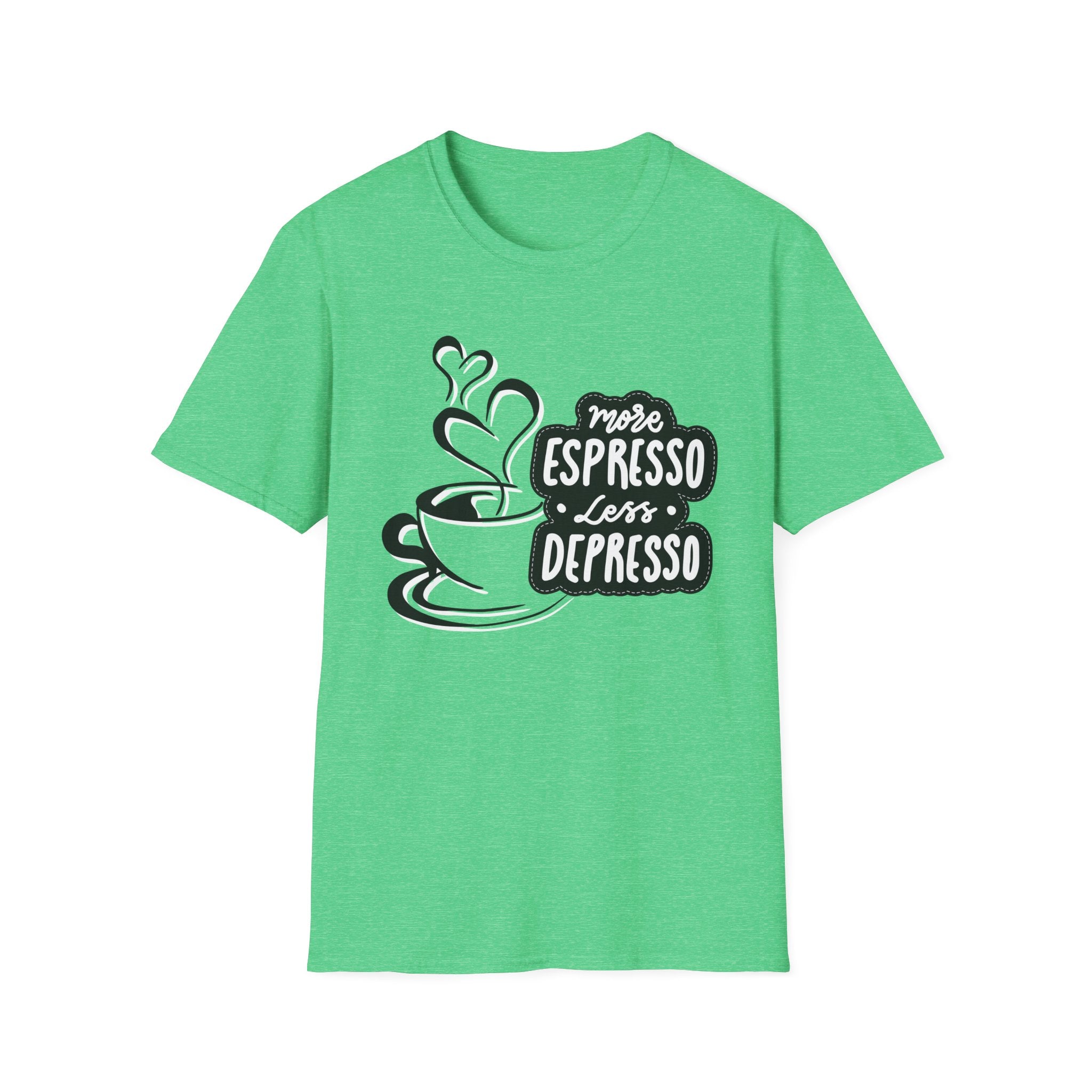 Coffee Lover's Softstyle T-Shirt, Unisex Funny Tee, Espresso Vibes Gift, Casual Wear, Great for Birthdays & Coffee Events