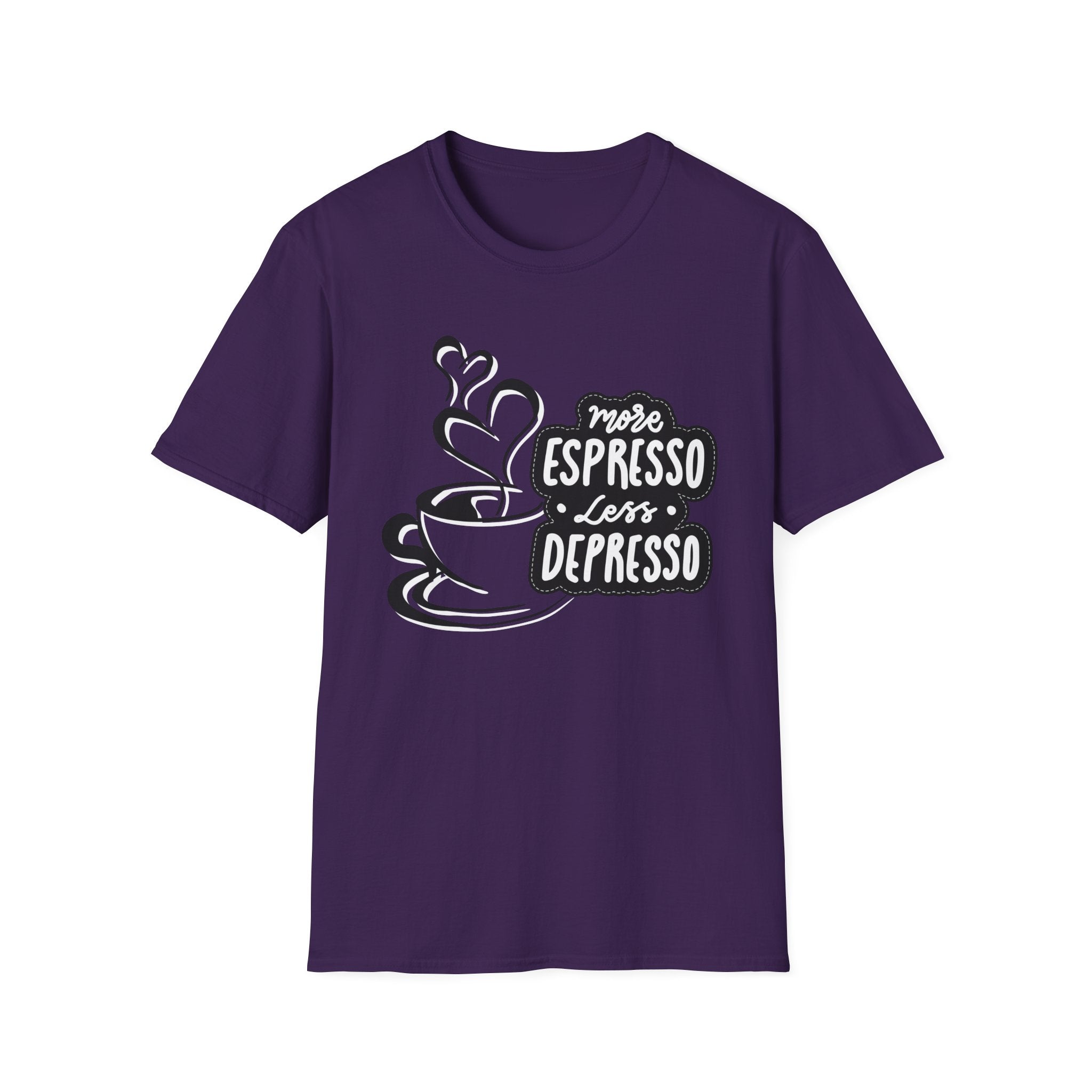 Coffee Lover's Softstyle T-Shirt, Unisex Funny Tee, Espresso Vibes Gift, Casual Wear, Great for Birthdays & Coffee Events