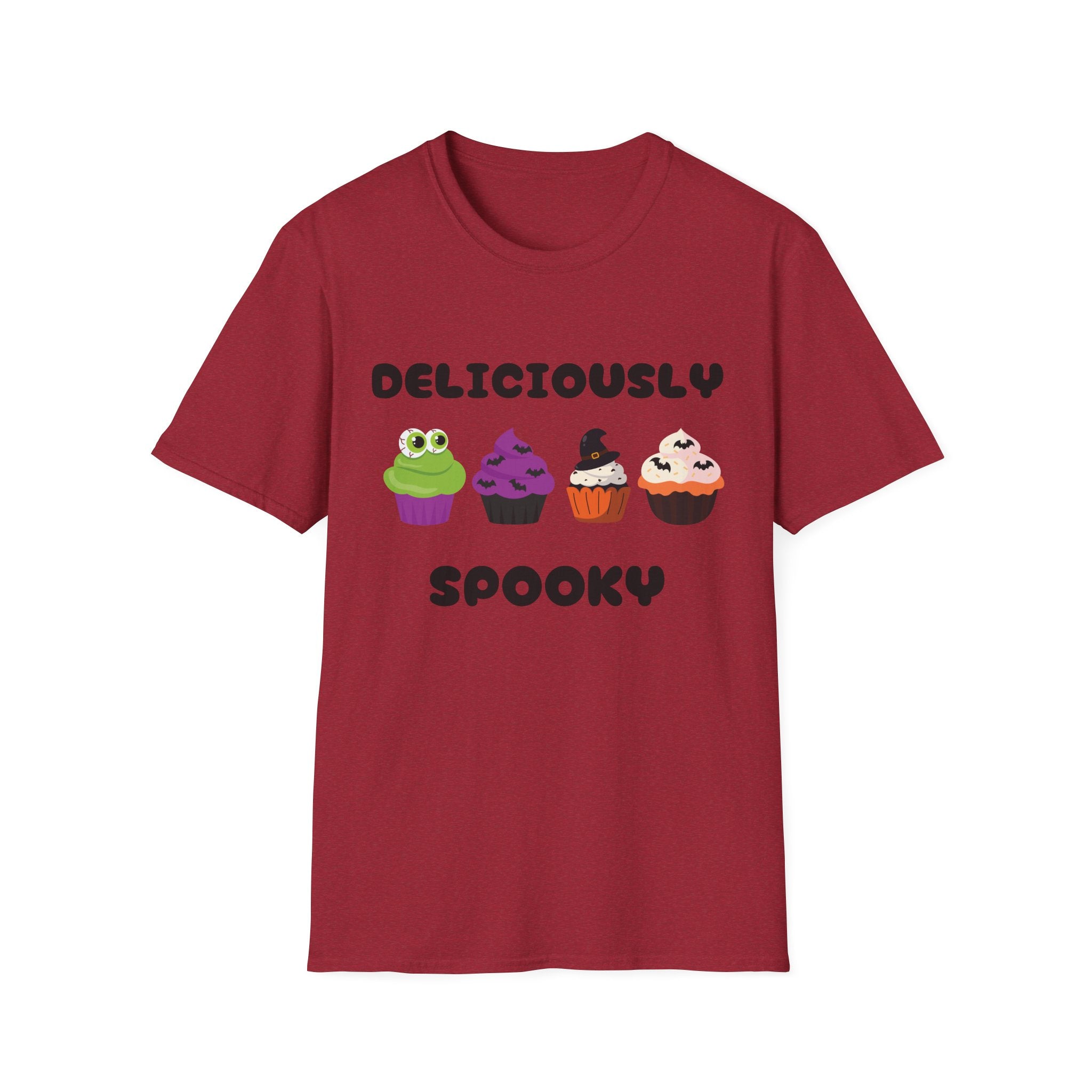 Halloween Cupcake T-Shirt, Cute Spooky Shirt, Fall Fashion Tee, Unisex Graphic Tee, Halloween Gifts for Her