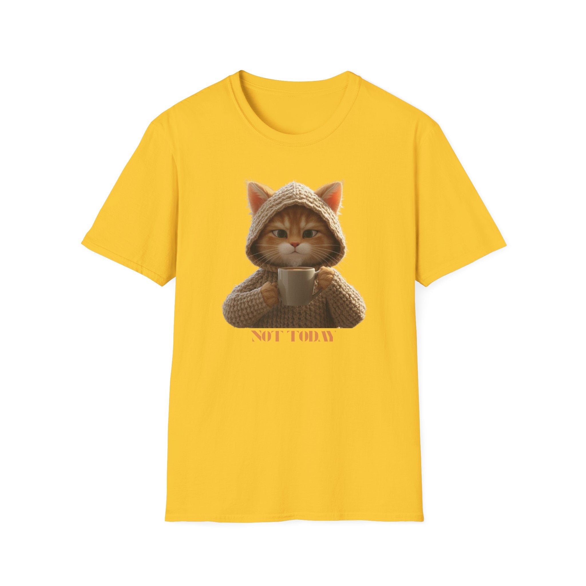 Cute Cat Graphic Unisex T-Shirt, Funny Cat Lover Gift, Cozy Casual Apparel, Birthday Gift, Relaxed Daywear