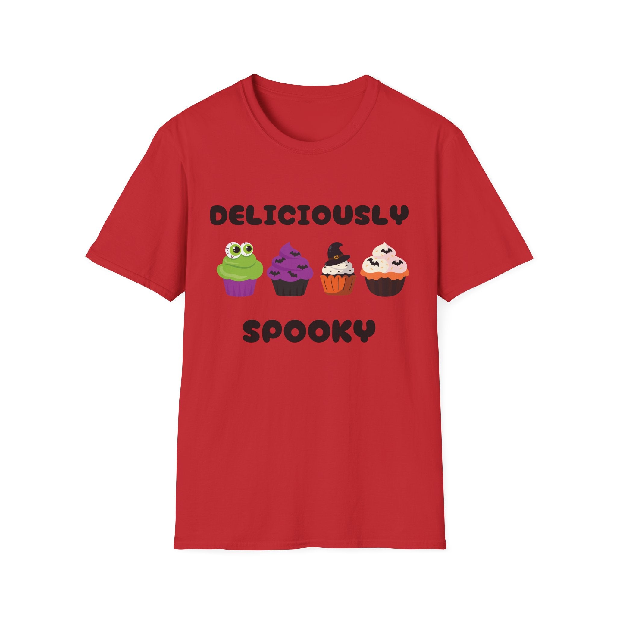 Halloween Cupcake T-Shirt, Cute Spooky Shirt, Fall Fashion Tee, Unisex Graphic Tee, Halloween Gifts for Her