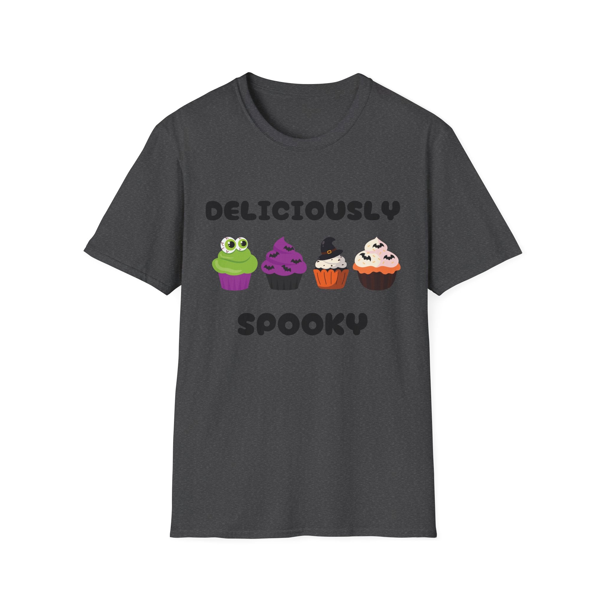 Halloween Cupcake T-Shirt, Cute Spooky Shirt, Fall Fashion Tee, Unisex Graphic Tee, Halloween Gifts for Her