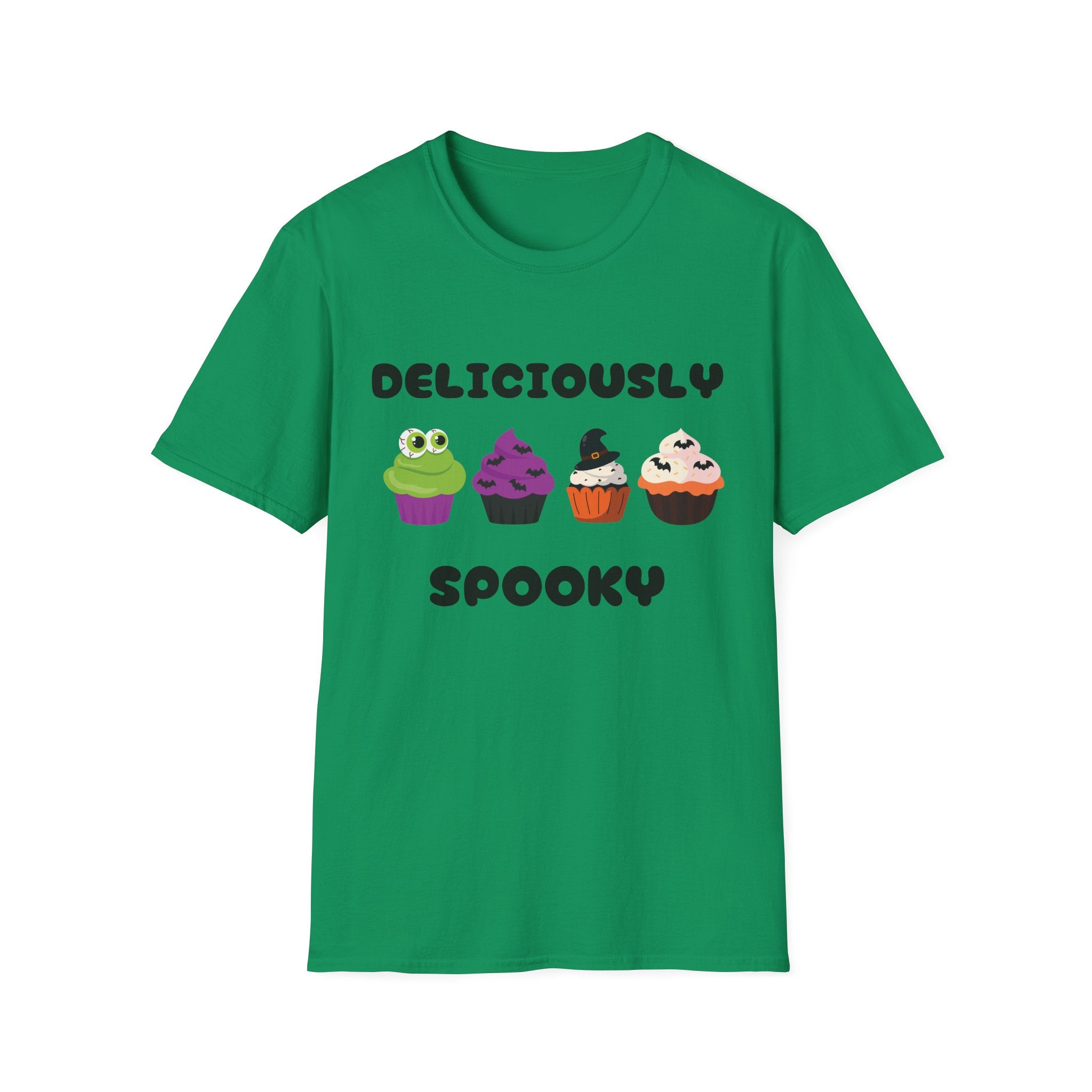 Halloween Cupcake T-Shirt, Cute Spooky Shirt, Fall Fashion Tee, Unisex Graphic Tee, Halloween Gifts for Her